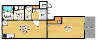 ＪＰｍａｉｓｏｎ此花の物件間取画像